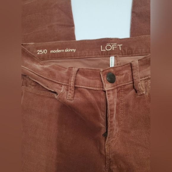 LOFT Modern Skinny Corduroy Jeans/Pants - Picture 5 of 5